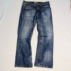 Wrangler 20X Jeans Mens 34x32 Straight Leg Blue Denim Country Western Rodeo